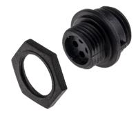 px041204p Bulgin Circular Connector, 4 Contacts, Front, Miniature Connector, Plug, Male, IP68, Buccaneer 400 Series