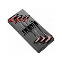 mod89txa Facom 7-Piece Torx Key Set, P Shape, Long, Short Arm
