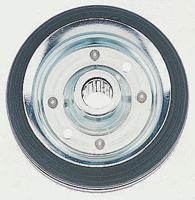 438-7806 Guitel Hervieu Rubber Trolley Wheel, 250kg