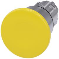 3su1050-1ba30-0aa0 Siemens SIRIUS ACT 3SU10 Series Yellow Latching Push Button Head, 22mm Cutout, IP66, IP67, IP69K