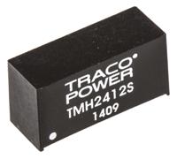 tmh-2412s TRACOPOWER TMH DC-DC Converter, 12V dc/ 165mA Output, 21.6 → 26.4 V dc Input, 2W, Through Hole, +85°C Max Temp