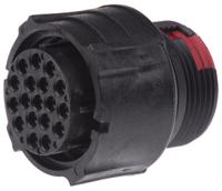 cl1f3101 Souriau Sunbank by Eaton Circular Connector, 18 Contacts, Cable, Standard Connector, Socket, Female, IP67, Clipper