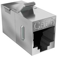 couplk6afsrs CAE Multimedia Connect Coupler Series Single-Port RJ45 Keystone, Cat6a, Shielded