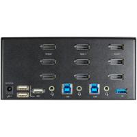 sv231tdpu34k StarTech.com 2 Port 3 USB DisplayPort KVM Switch, 3.5 mm Stereo 3480 x 2160 Maximum Resolution