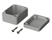 02206000 Bopla Euromas Series Light Grey Polycarbonate Enclosure, IP66, IK07, Light Grey Lid, 65 x 50 x 35mm