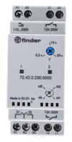 724202300000 Finder Monitoring Relay, 1 Phase, DPST, DIN Rail