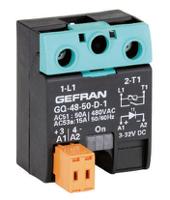 gq-25-48-d-1-1-480v25a Gefran GQ Series Solid State Relay, 25 A Load, Surface Mount, 480 V ac Load, 32 V dc Control