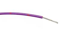 196-4244 RS PRO Purple/Red 0.2mm² Hook Up Wire, 24 AWG, 7/0.2 mm, 100m, PVC Insulation