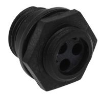 px041203p Bulgin Circular Connector, 3 Contacts, Front, Miniature Connector, Plug, Male, IP68, Buccaneer 400 Series