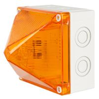 x700-22-01 Moflash X700 Synchronous Series Amber Flashing Beacon, 230 V ac, Surface Mount, Wall Mount, Xenon Bulb, IP66, IP67