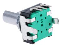 pec11r-4215f-n0024 Bourns 24 Pulse Incremental Mechanical Rotary Encoder with a 6 mm Flat Shaft, Through Hole