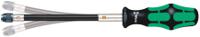 028160 Wera Hexagon Flexible Bit Holder Screwdriver, 1/4 in Tip, 177 mm Blade, 275 mm Overall