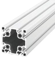 38429924153000 Bosch Rexroth Silver Aluminium Profile Strut, 90 x 90 mm, 10mm Groove, 3000mm Length