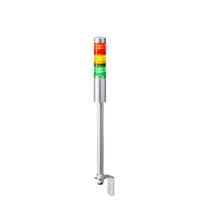 lr4-302ljnu-ryg Patlite LR4 Series Coloured Signal Tower, 3 Lights, 24 V dc, Pole Mount