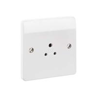 k770whi MK Electric Logic Plus White 1 Gang Electrical Socket, 2A