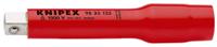 98-35-125 Knipex 3/8 in Square Extension Bar, 125 mm Overall