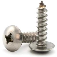 245-1474 RS PRO Zinc Plated Steel Truss Head Self Tapping Screw, N°#12 x 5/8in Long