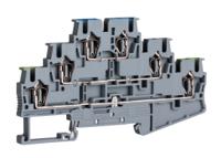 3036084 Phoenix Contact  ST 2.5-PE/L/N Series Grey, Triple-Level, Spring Clamp Termination