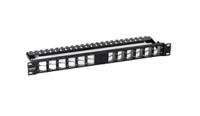 tc-kp24sa Trendnet TC Series Cat6a 24 Port RJ45 Patch Panel Shielded 1U Black