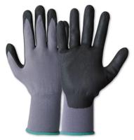 066410141e Honeywell Safety GemoMech Black, Grey Polyamide Polyamide Work Gloves, Size 10, Nitrile Foam Coating