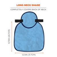 12596 Ergodyne Cotton Blue Hard Hat Liner, 6717CT