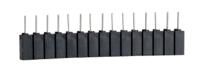 ssa-115-s-t Samtec SSA Series Straight Through Hole Mount PCB Socket, 15-Contact, 1-Row, 2.54mm Pitch, Through Hole Termination