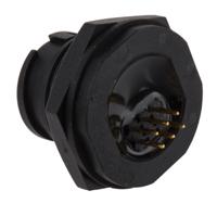 111-6757 RS PRO Straight, Panel Mount, Socket Type Mini B IP67 USB Connector