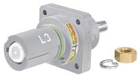 npdft-3-gy-l-t6 ITT Cannon, Veam Powerlock Grey Panel Mount Industrial Power Socket, Rated At 660A, 1.0 kV