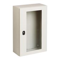 nsys3d6830t Schneider Electric PanelSeT S3D Series Steel Metal Enclosure, IP66, Viewing Window, 600 mm x 800 mm x 300mm