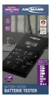 1900-0100-520 Ansmann  Battery Tester Coin Cell, 9V, AA, AAA, C, D, CR123A, CR2, A23, Li-Ion 14500-26650