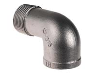 499-3344 RS PRO Stainless Steel Pipe Fitting, 90° Circular Elbow, Female R 1in x Male R 1in