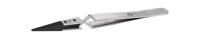 2axcfrsa1 ideal-tek 130 mm, PA66/CF30 (Tip), Stainless Steel (Body), Flat; Rounded, ESD Tweezers