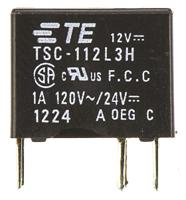tsc-112l3h000 TE Connectivity PCB Mount Signal Relay, 12V dc Coil, 1A Switching Current, DPDT