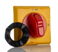 1sam201920r1002-mshd-ly ABB Red/Yellow Rotary Handle, MSHD-LY Series