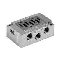 evs7-2-a03f SMC EVS7 series G 3/8 Sub Base for use with VS7 Series, EVS7-2-A03F