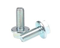 286-6927 RS PRO Bright Zinc Plated Steel, Plain Flange Bolt, M8 x 20mm