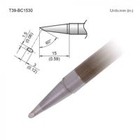 t39-bc1530 Hakko FX-9701/9702 1.5 x 3 mm Bevel Soldering Iron Tip for use with FX-9701, FX-9702