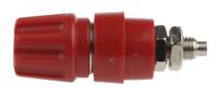 930136101 Hirschmann Test & Measurement 4mm Red Terminal Post, 60V dc, 63A, M6 x 0.75 Thread