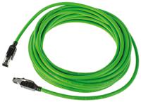 09457711151 HARTING, 10m Cat5, Green RJ45 to Male RJ45 Male, U/FTP Shielded, Terminated PVC Sheath
