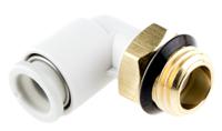 kq2l08-u02a SMC Pneumatic Elbow Threaded-to-Tube Adapter, Uni 1/4 Male, Push In 8 mm