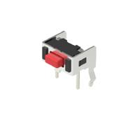 skhllfa010 Alps Alpine Red Button Tactile Switch, SPST 50 mA Snap-In