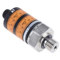 pk7524 ifm electronic Pressure Switch, 0bar Min, 10bar Max, PNP-2NO Output, Relative Reading