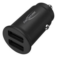 1000-0030-520 Ansmann Car Charger, 12 → 24V dc Input, 5V dc Output USB, 2.4A
