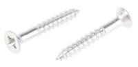 483-3113 RS PRO Pozidriv Countersunk Stainless Steel Wood Screw, A2 304, 3.5mm Thread, 25mm Length
