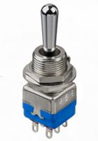 12149ad2k APEM Toggle Switch, Panel Mount, On-Off-On, DPST, Solder Lug Terminal, 30V dc
