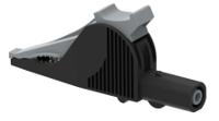 5066-iec-n Electro PJP Alligator Clip, Nickel-Plated Steel Contact, 36A, Black