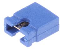 aksptg-blue ASSMANN WSW Jumper Female Straight Blue Open Top 2 Way 1 Row 2.54mm Pitch