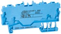2000-1404 WAGO  TOPJOB S, 2000 Series Blue, 1mm², Single-Level, Push-In Cage Clamp Termination, ATEX, IECEx