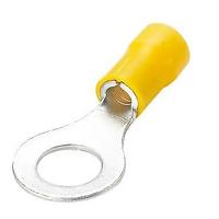 665-617 RS PRO Insulated Ring Terminal, M10 Stud Size, Yellow