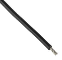 3053-bk001 Alpha Wire Hook-up Wire PVC Series Black 0.51 mm² Hook Up Wire, 20 AWG, 10/0.25 mm, 305m, PVC Insulation, 3053 BK001